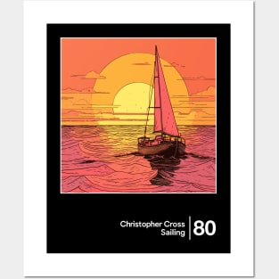 Christopher Cross / Minimalist Graphic Design Artwork Posters and Art